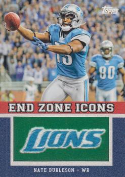 2011 Topps - End Zone Icons Patches #EZI-4 Nate Burleson Front