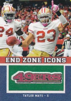 2011 Topps - End Zone Icons Patches #EZI-74 Taylor Mays Front
