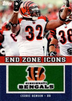 2011 Topps - End Zone Icons Patches #EZI-76 Cedric Benson Front