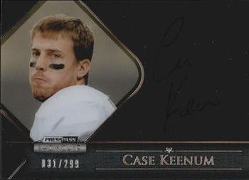 2012 Press Pass Showcase #SC-CK Case Keenum Front