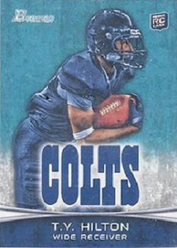 2012 Bowman #172 T.Y. Hilton Front