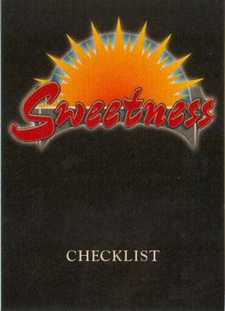 1994 Ted Williams Roger Staubach's NFL - Sweetness #WP9 Checklist Card Front