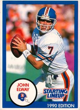 1990 Kenner Starting Lineup Cards #4852010011 John Elway Front