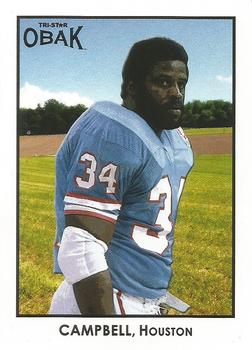 2011 TriStar Obak #18 Earl Campbell Front