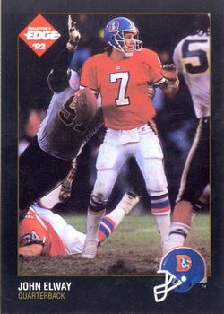 1992 Collector's Edge - Prototypes #4 John Elway Front