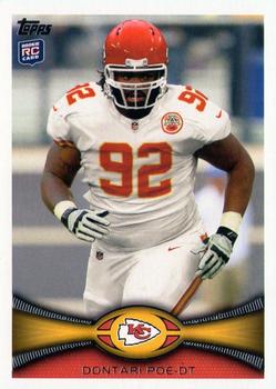 2012 Topps #285 Dontari Poe Front