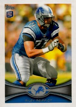 2012 Topps #345 Riley Reiff Front