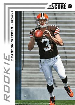 2012 Score - Glossy #308 Brandon Weeden Front