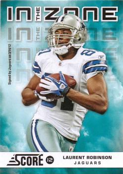 2012 Score - In the Zone #13 Laurent Robinson Front