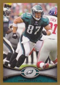 2012 Topps - Gold #108 Brent Celek Front