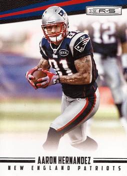 2012 Panini Rookies & Stars #87 Aaron Hernandez Front