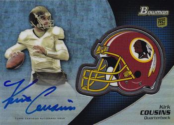 2012 Bowman - Rookie Team Helmet Autographs #BCRA-KC Kirk Cousins Front