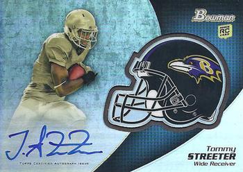 2012 Bowman - Rookie Team Helmet Autographs #BCRA-TS Tommy Streeter Front