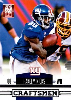 2012 Panini Elite - Craftsmen #8 Hakeem Nicks Front