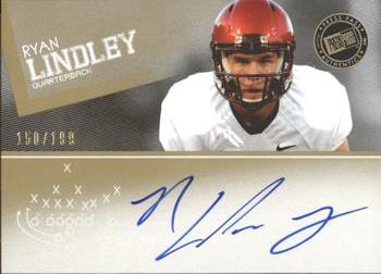 2012 Press Pass - Autographs Gold #PPS-RL Ryan Lindley Front