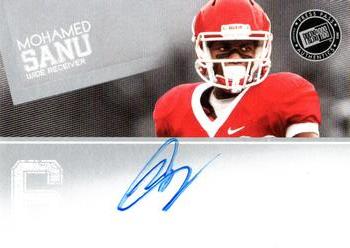 2012 Press Pass - Autographs Silver #PPS-MS Mohamed Sanu Front