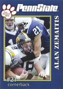 2005 The Second Mile Penn State Nittany Lions #NNO Alan Zemaitis Front