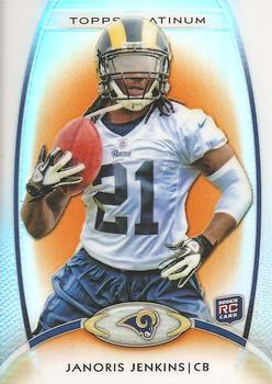 2012 Topps Platinum - Orange Refractors #136 Janoris Jenkins Front