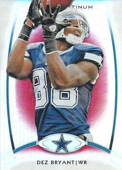 2012 Topps Platinum - Ruby #73 Dez Bryant Front