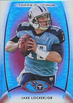 2012 Topps Platinum - Ruby #79 Jake Locker Front