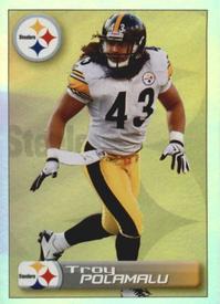 2011 Panini NFL Sticker Collection #114 Troy Polamalu Front