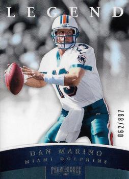 2012 Panini Prominence #107 Dan Marino Front