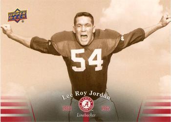 2012 Upper Deck University of Alabama #6 Lee Roy Jordan Front