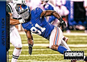 2012 Panini Gridiron #128 Justin Tuck Front