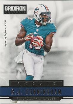 2012 Panini Gridiron #205 B.J. Cunningham Front