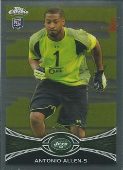 2012 Topps Chrome #101 Antonio Allen Front