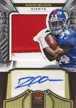 2012 Panini Crown Royale #260 David Wilson Front