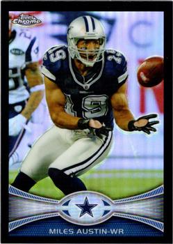 2012 Topps Chrome - Black Refractors #14 Miles Austin Front