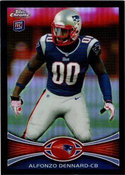 2012 Topps Chrome - Black Refractors #15 Alfonzo Dennard Front