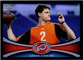 2012 Topps Chrome - Black Refractors #60 Aaron Corp Front