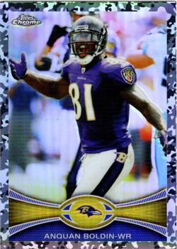 2012 Topps Chrome - Camo Refractors #83 Anquan Boldin Front