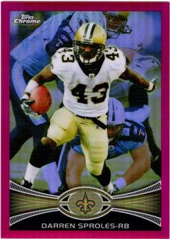 2012 Topps Chrome - Pink Refractors #136 Darren Sproles Front