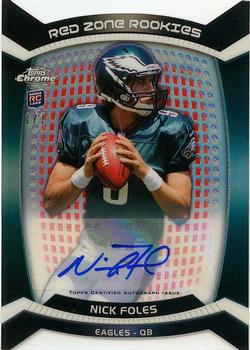 2012 Topps Chrome - Red Zone Rookies Refractors Autographs #RZDC-4 Nick Foles Front