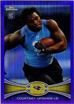 2012 Topps Chrome - Purple Refractors #71 Courtney Upshaw Front