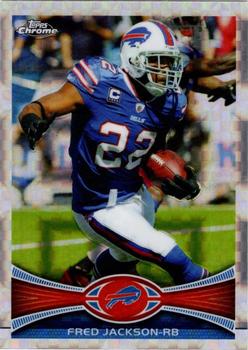 2012 Topps Chrome - Xfractors #167 Fred Jackson Front