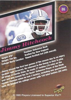 1995 Superior Pix - Autographs #86 Jimmy Hitchcock Back