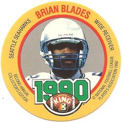 1990 King B Discs #3 Brian Blades Front