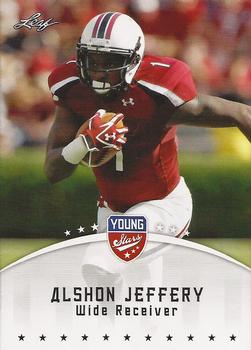 2012 Leaf Young Stars #4 Alshon Jeffery Front