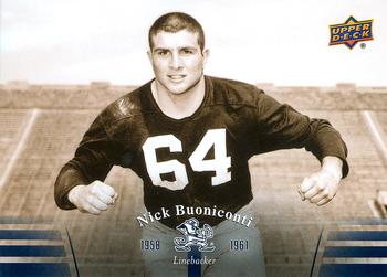 2013 Upper Deck University of Notre Dame #8 Nick Buoniconti Front