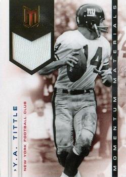 2012 Panini Momentum - Materials #40 Y.A. Tittle Front
