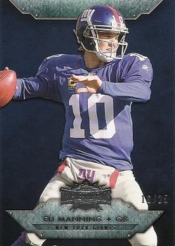 2012 Topps Triple Threads - Sapphire #1 Eli Manning Front
