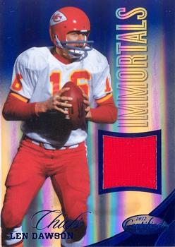 2012 Panini Certified - Mirror Blue Materials #235 Len Dawson Front