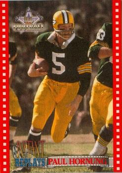 1994 Ted Williams Roger Staubach's NFL - Instant Replays Red #IR7 Paul Hornung Front
