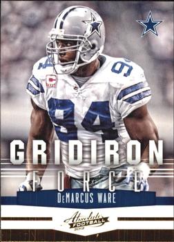 2012 Panini Absolute - Gridiron Force #18 DeMarcus Ware Front