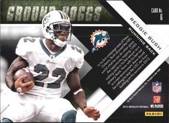 2012 Panini Absolute - Ground Hoggs #6 Reggie Bush Back