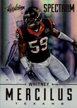 2012 Panini Absolute - Spectrum Gold #195 Whitney Mercilus Front